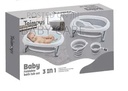 Tenbaba Baby Foldable Bath Tub Set 3in1 Bucket ZZ-08