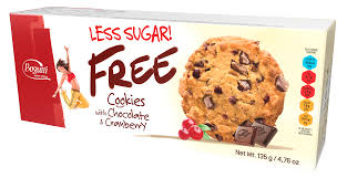 [A22131] Bagutti Free Less Sugar Cookies With Chocolate&Cranberry 135 135g