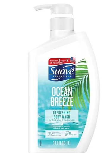 [A22190] Suave Ocean Breeze Refreshing  Body wash 1l