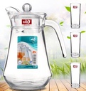 Deli Glass Qing Ping Guo Boutique Glass Water Set EH1002-1 ES1004/5L