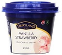 Dairyland vanilla strawberry flavour ice cream 250ml