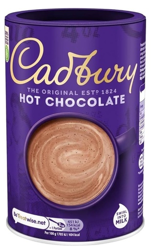[A22706] Cadbury hot chocolate 250gr