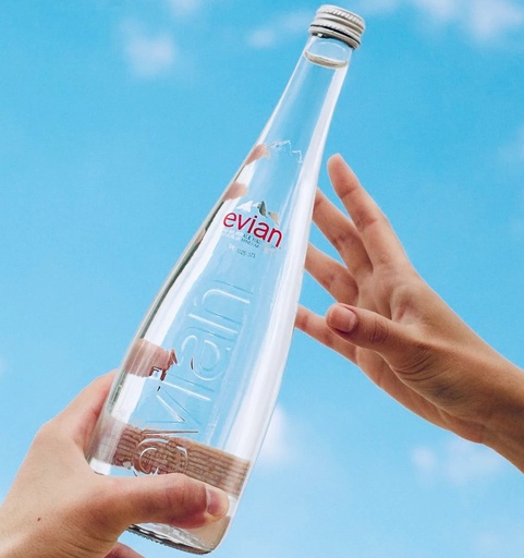 [A22672] Evian natural mineral water 75cl