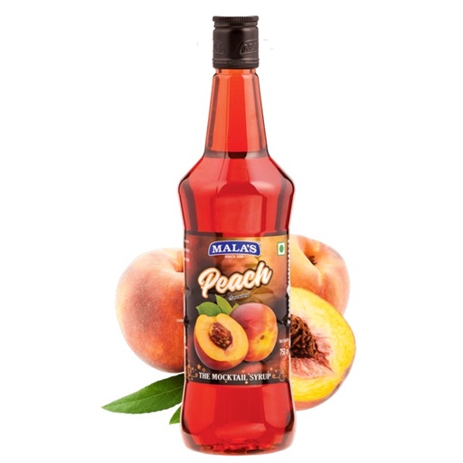 [A23232] Malas Peach The Mocktail Syrup 750ml