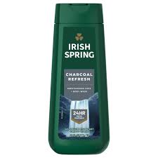 [A23313] Irish Spring Charcoal Refresh Moisturizing Face+Body wash 591ml