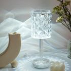 [A23573] Crystal table lamp usb charging touch lamp No-521-19