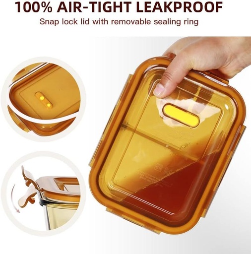 [A24086] Glass crisper No-352-52  1000ml