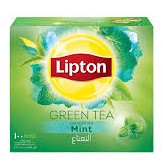 [A24148] Lipton Green Tea Mint 100 bags