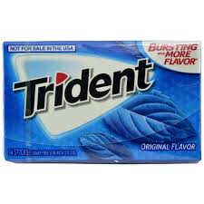 [A24429] Trident Original Flavor gum 14sticks