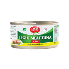 [A24591] Papa Oumar Light Meat Tuna Chunks In sunflower Oil 185g