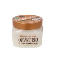 [A24699] Fruit Of The Wokali Organic Rice Sherbet Scrub 600g