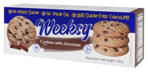 [A24940] Weeksy Cookies With Chocolate 120g