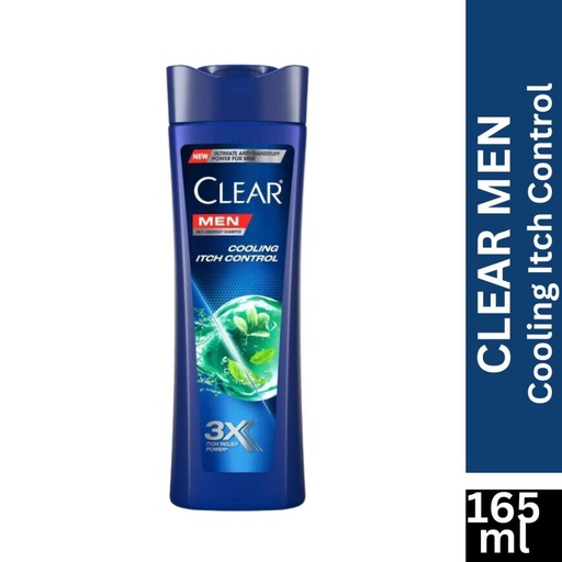 [A24996] Clear men cooling itch control shampoo 165ml