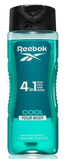 [A25019] Reebok 4in1 body face hair beard shower 400ml