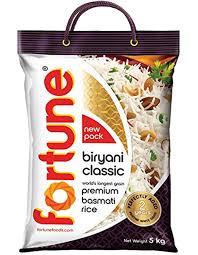 [A25063] Fortune Classic Gold Basmati Rice 5kg