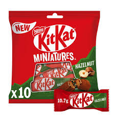 [A25149] Kitkat miniatures hazelnut 107g