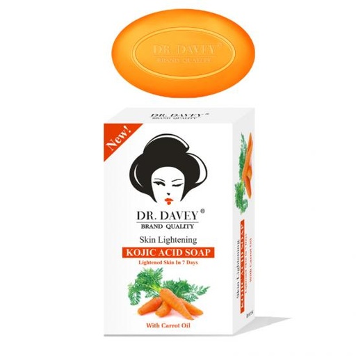 [A25300] Guanjing Kojic acid Soap + Carrot Soap for Face&Body 120g