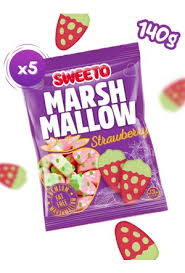 [A25387] SWEETO MARSHMALLOWS STRAWBERRY 140G