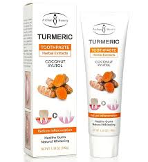 [A25432] Aichun Beauty Turmeric Toothpaste Coconut Xylitol 100g