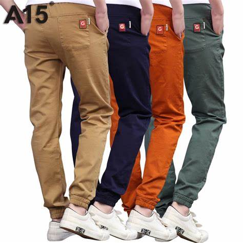 [A25525] White Line Clothes Pants Boys All kids