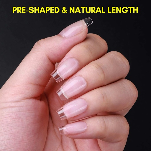 [A25611] Natural Point Nails no:244-4