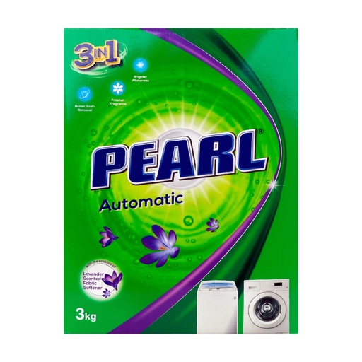 [A25811] Pearl Automatic 3in1 Lavender washing Machine detergent Powder 3kg