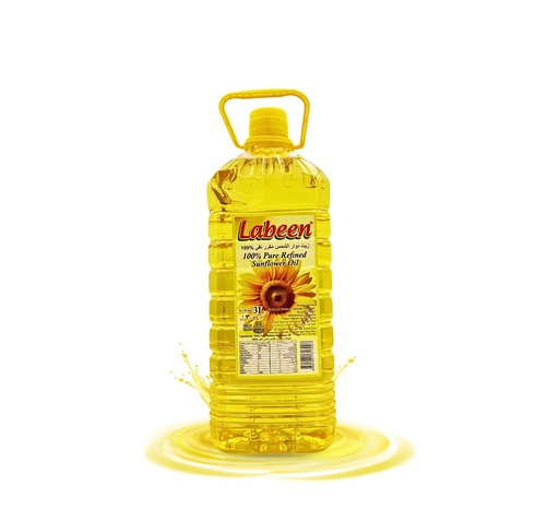 [A25900] Labeen 100% Pure Refined Sunflower Oil 3ltr