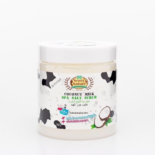 [A25981] Beauty Nature Coconut Milk Spa Salt Scrub 700g